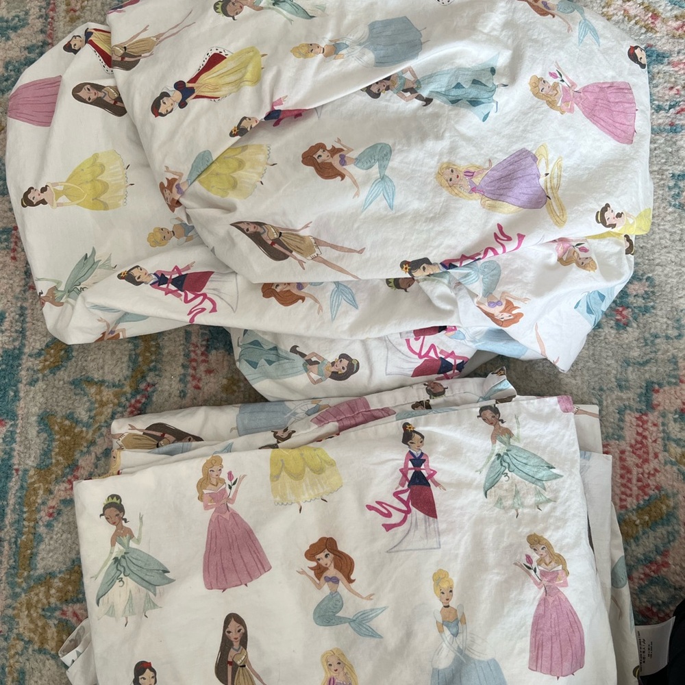 Disney Princess Twin Sheet Set